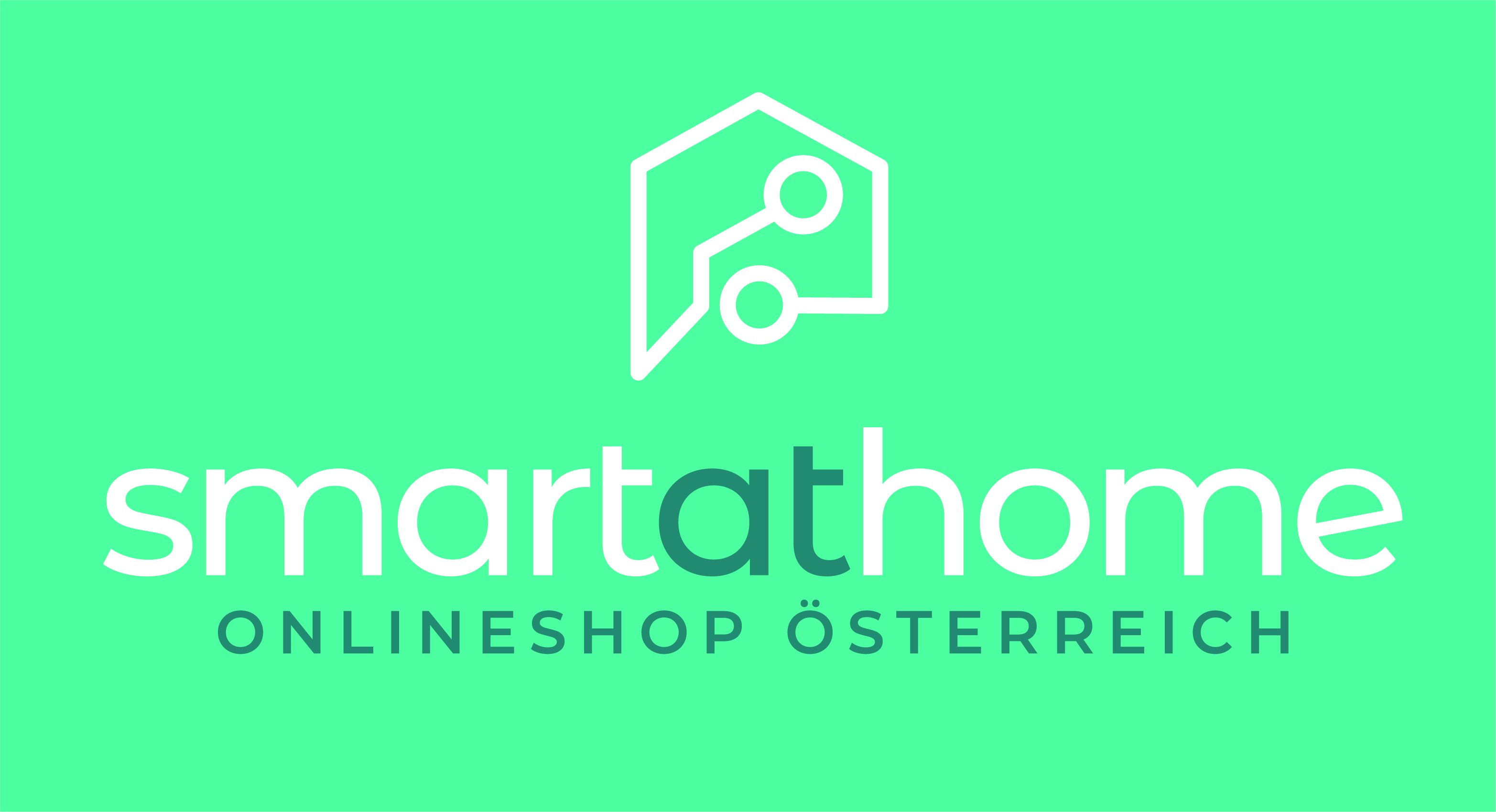 smartathome Logo weiss druck